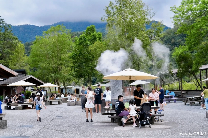 宜蘭清水地熱公園｜免門票煮溫泉蛋、免費泡腳! 竹簍租借、食材