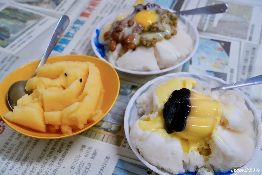 花蓮吉安慶豐冰店｜鄰近慶修院的古早味蔗糖綿綿冰，月見冰、布丁