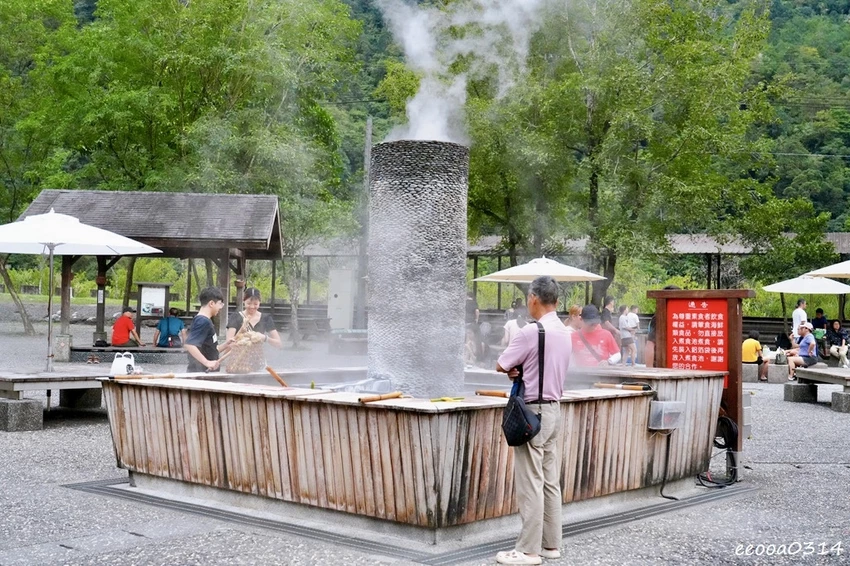 宜蘭清水地熱公園｜免門票煮溫泉蛋、免費泡腳! 竹簍租借、食材