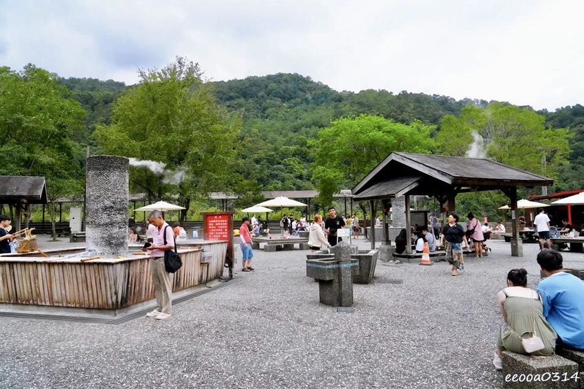 宜蘭清水地熱公園｜免門票煮溫泉蛋、免費泡腳! 竹簍租借、食材