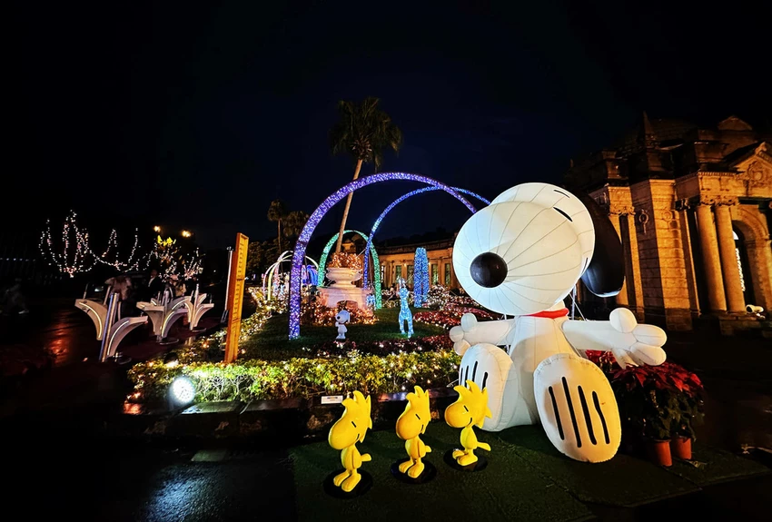 2025公館聖誕季登場！「史努比」和「糊塗塌客」驚喜現身自來