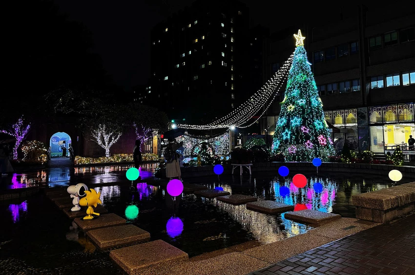 2025公館聖誕季登場！「史努比」和「糊塗塌客」驚喜現身自來