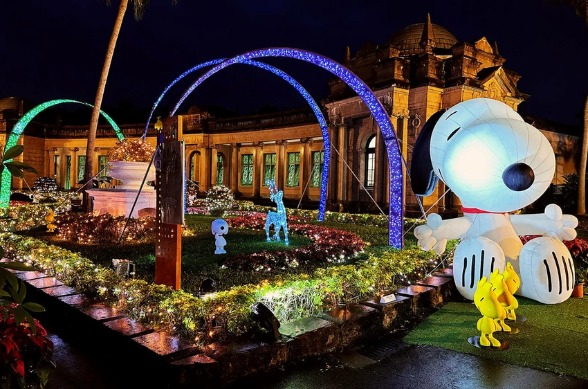 2025公館聖誕季登場！「史努比」和「糊塗塌客」驚喜現身自來