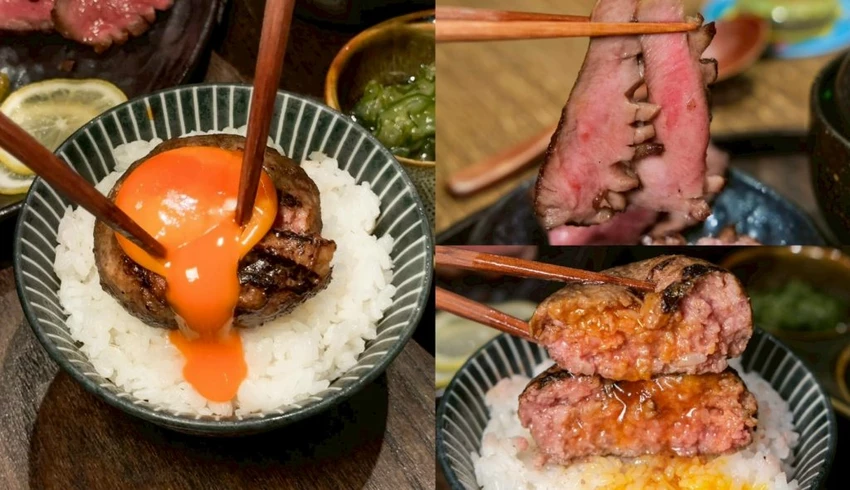 台中一位難求的人氣漢堡排！客觀炭火小料理，百元價就能吃到職人日式炭火料理！