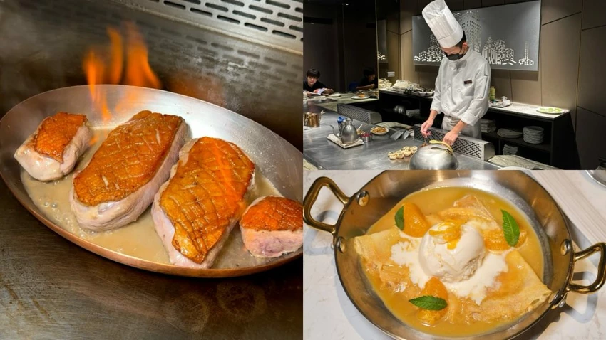 冬季限定星級聯名雙人饗宴 !夏慕尼新香榭鐵板燒,醬汁藝術、法式料理、頂級食材,每一口都是味蕾極致饗宴...