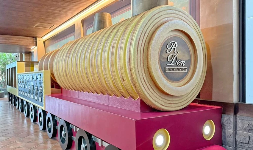 宜蘭亞典菓子工場免門票，咖啡氣泡水無限暢飲、年輪蛋糕試吃，伴手禮首選。