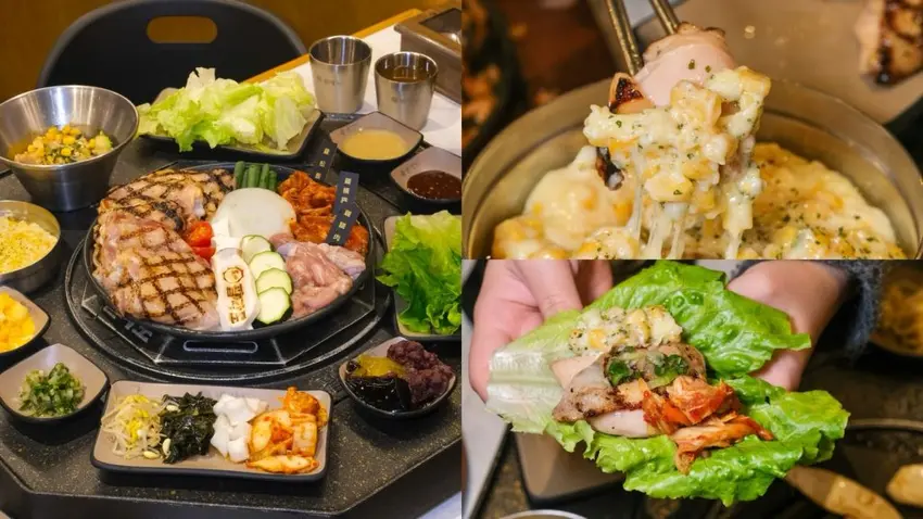 全台首家韓國炭烤雞專賣店 ！「八角道 韓國炭火烤肉」哈根達斯、炒雞、韓式小菜、飲料無限吃到飽。