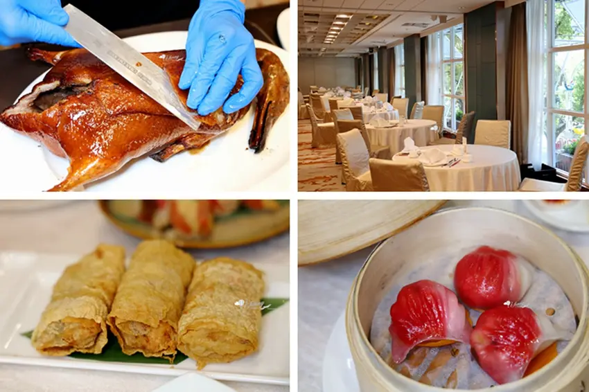 台北老爺明宮粵菜廳必吃片皮鴨,四十週年新裝潢星級港點超精緻。