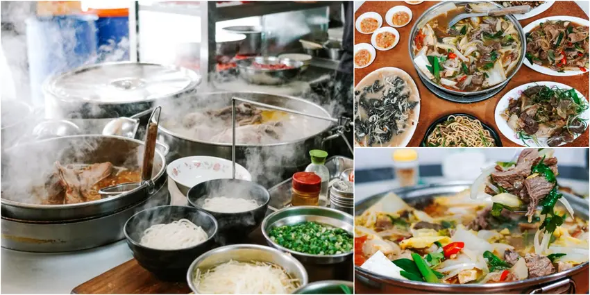 桃園中壢六十年老字號牛家莊，必吃七百元滿料綜合牛肉火鍋與全牛料理。