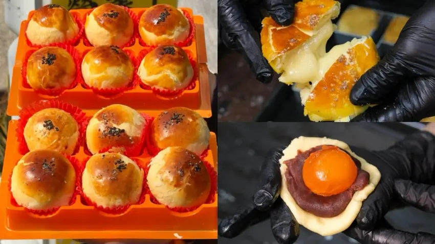 彰化必買超人氣排隊伴手禮「御品福軒」，浮誇拉絲甜燒餅、酥到掉屑蛋黃酥一吃上癮。