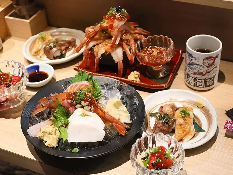 日本人激推的平價板前！新竹金雅拾燒食事居酒屋，必吃爆量天使紅蝦。