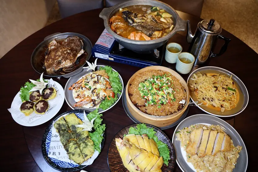 桃園中壢滿穗園手路台灣菜!必吃招牌文昌雞與砂鍋魚頭,家庭聚餐首選。