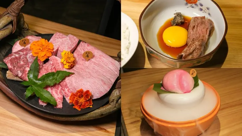 挑戰台中最佛頂級板前燒肉！「響板前燒肉」最低1380元起享頂級和牛與專人代烤服務。