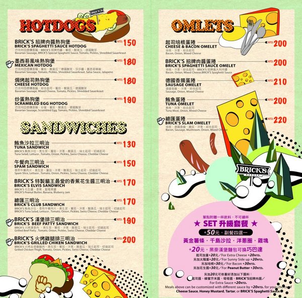 Brick's Burger：美式*(西門)價位終於有恢復水準的趨勢-Brick's Burger