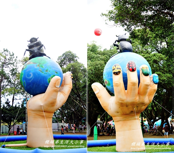 青年公園：【台北市／萬華】首創紙風車台灣昆蟲創意展～夢想大藍鯨