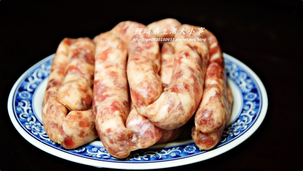 蜜蜂丁:【蜜蜂丁】純手工金門高粱酒香腸~紹興酒香腸