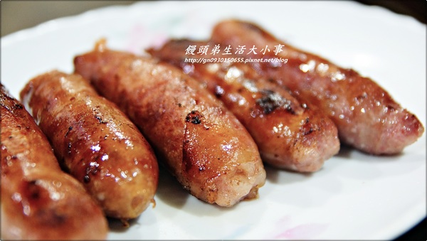 蜜蜂丁:【蜜蜂丁】純手工金門高粱酒香腸~紹興酒香腸