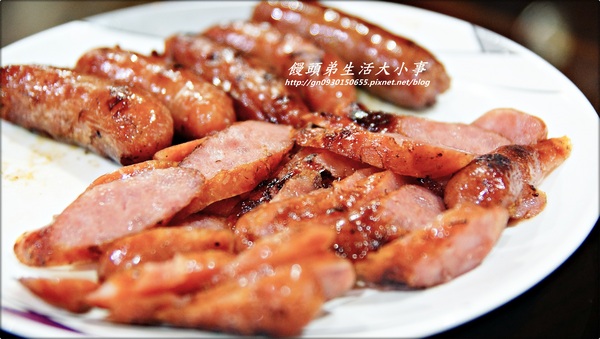 蜜蜂丁:【蜜蜂丁】純手工金門高粱酒香腸~紹興酒香腸