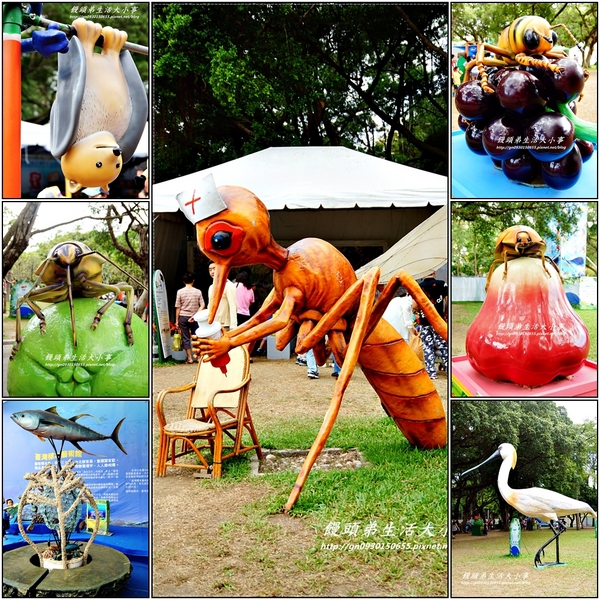 青年公園：【台北市／萬華】首創紙風車台灣昆蟲創意展～夢想大藍鯨