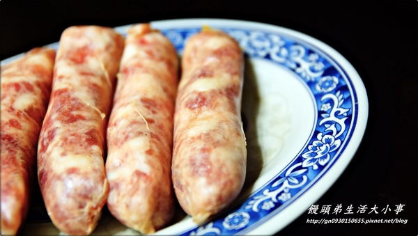 蜜蜂丁:【蜜蜂丁】純手工金門高粱酒香腸~紹興酒香腸