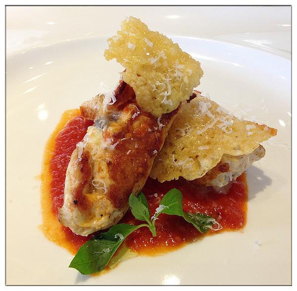 馬茲瑞拉起司焗烤雞排佐TR經典紅醬