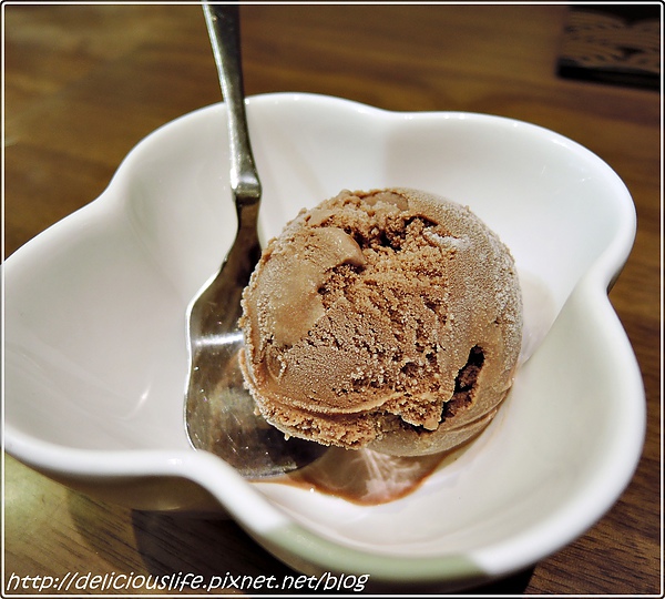 巧克力山葵冰淇淋