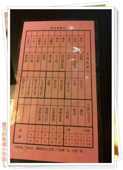 伊合米壽司店：【星羽愛美食-台中】轟隆隆隆隆的就飽了~伊合米壽司。