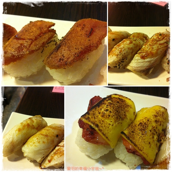 伊合米壽司店：【星羽愛美食-台中】轟隆隆隆隆的就飽了~伊合米壽司。