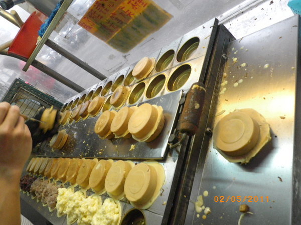 阿Q脆皮車輪餅:爆漿車輪餅