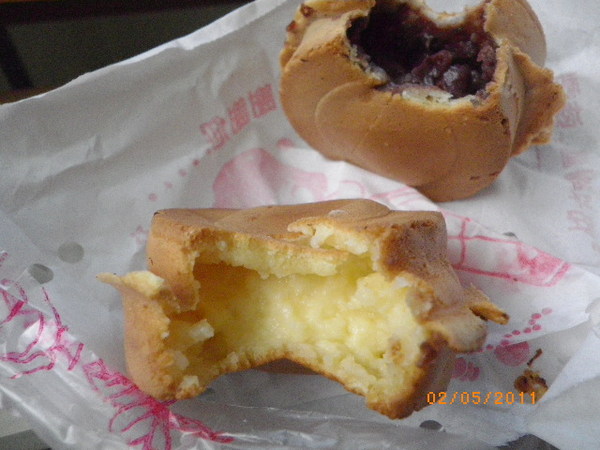 阿Q脆皮車輪餅:爆漿車輪餅