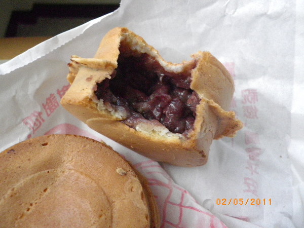 阿Q脆皮車輪餅:爆漿車輪餅