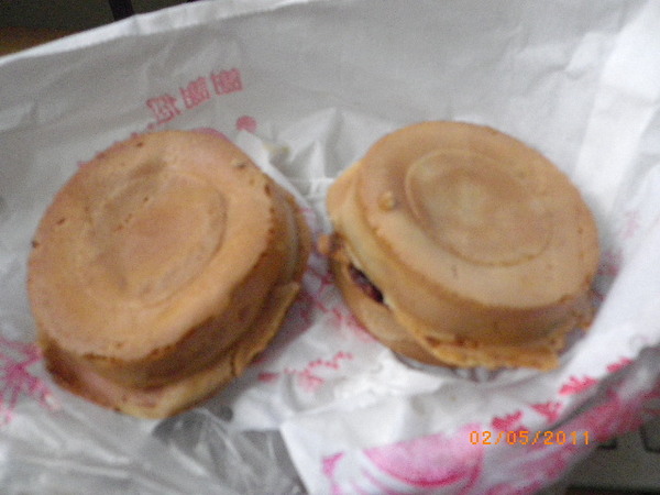 阿Q脆皮車輪餅:爆漿車輪餅