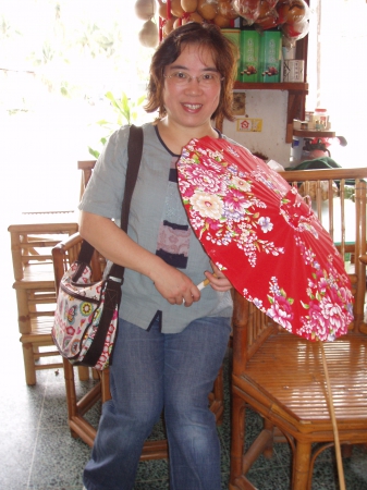 美濃油紙傘：[廣德興-美濃油紙傘]花俏又古典