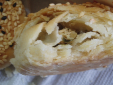 永和上海蟹殼黃：[永和蟹殼黃]只有芝麻香