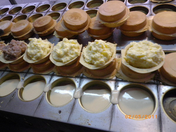 阿Q脆皮車輪餅:爆漿車輪餅