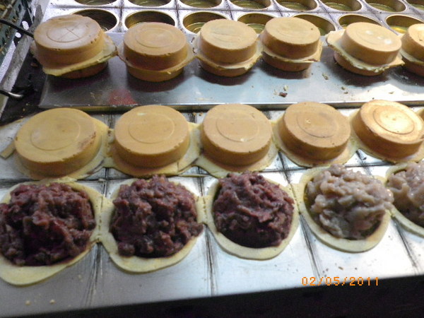 阿Q脆皮車輪餅:爆漿車輪餅