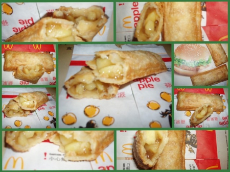 麥當勞(桃園中山店)：響應義賣蘋果派的公益活動