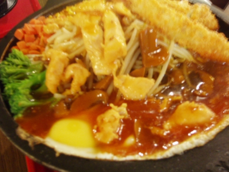 濠誠石板料理專賣店(桃園遠東店)：[炸蝦雞柳]被騙啦!