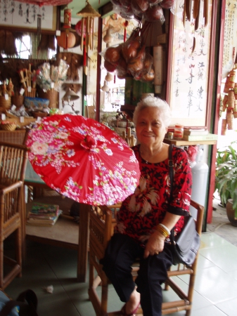 美濃油紙傘：[廣德興-美濃油紙傘]花俏又古典