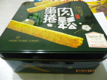 唐點子肉鬆蛋捲：新東陽[唐點子海苔味肉鬆蛋捲]