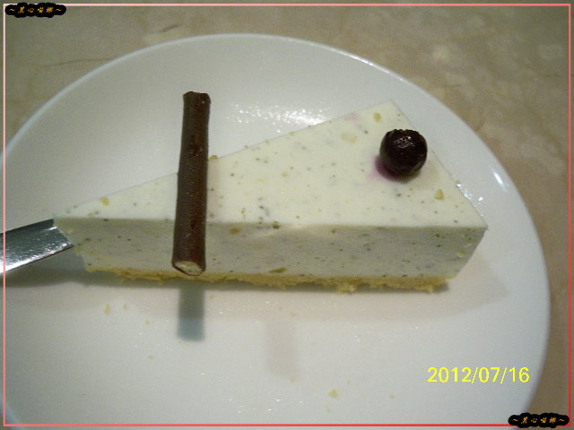 甜品-綠茶柚香起司蛋糕