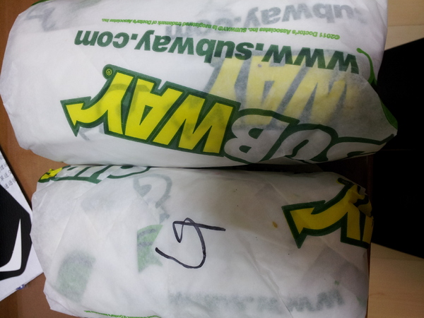 SUBWAY(東海)： 【台中東海】SUBWAY－菜少到我都不想拍了=  =