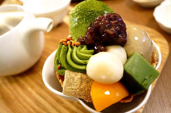 和茗甘味處 和風脆餅聖代