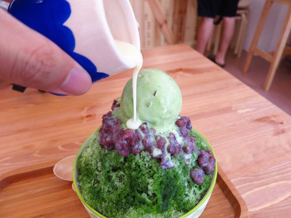 【桃園冰店】長腿食驗室-日式抹茶剉冰