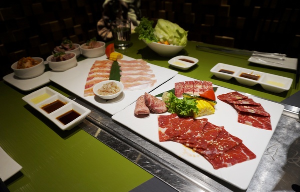 原燒優質原味燒肉(台北南京東店)：原燒新品試吃：海陸双饗雙人套餐