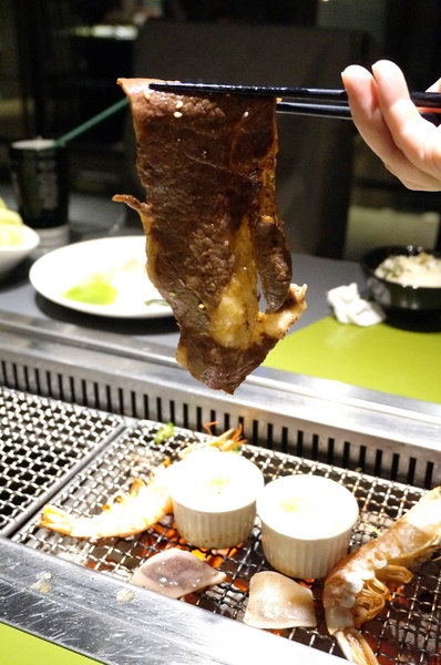 原燒優質原味燒肉(台北南京東店)：原燒新品試吃：海陸双饗雙人套餐