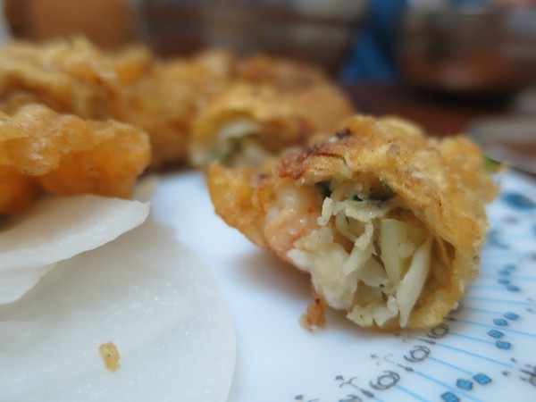 府城黃家蝦捲(原鴨母寮蝦捲)：府城黃家蝦捲