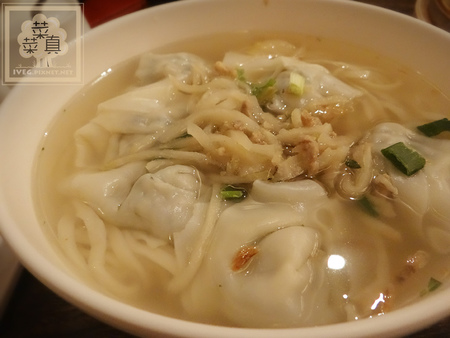 菜肉餛飩細麵