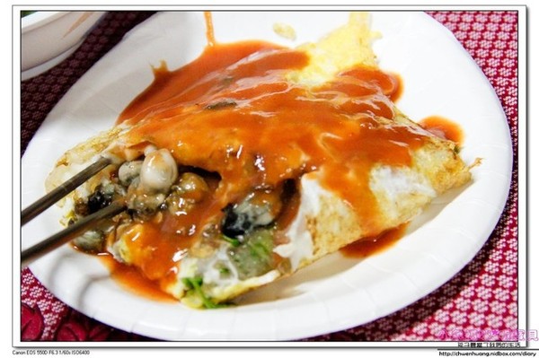 海埔蚵仔煎(楊子萱愛玉)：【美食♥花蓮】☼ 海埔蚵仔煎☼ 新鮮無腥味的蚵仔，人氣名店/平價小吃♥♥