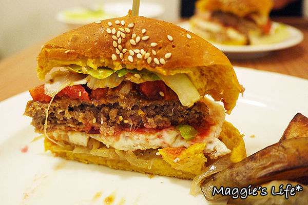 àlohas野草：台北美食。捷運國父紀念館【alohas野草歐式鄉村料理】紐西蘭草飼牛◆威靈頓牛排。漢堡